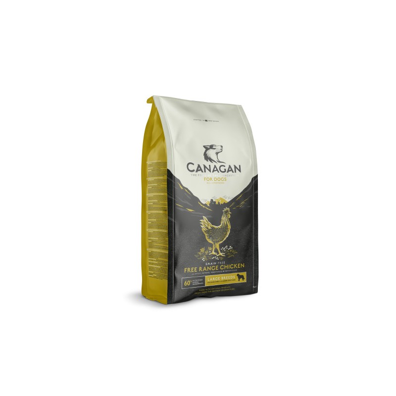 Canagan Grain Free Large Breed cu pui, hrana uscata caini  2 kg