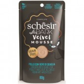 Schesir After Dark Cat Plic Velvet Mousse Pui si Ou de Prepelita 80G