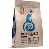 Petkult Adult Care Sterilized Somon hrana uscata pisici sterilizate 400G