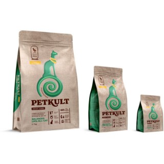 Petkult Adult Care Balanced Life All-Cat Pui hrana uscata pisici variante