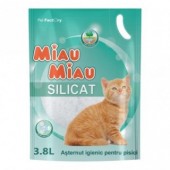 Nisip Pisici MIAU MIAU Silicat 3.8L