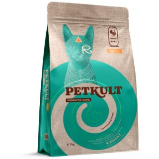 Petkult Probiotic Care Exigent Fresh Curcan hrana uscata pisici 7kg