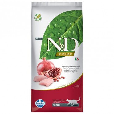 N&D Prime Adult Pui si Rodie Hrana Uscata Pisici 10kg