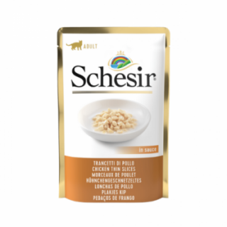 Hrana umeda pisici Schesir cu pui in salsa 85 gr