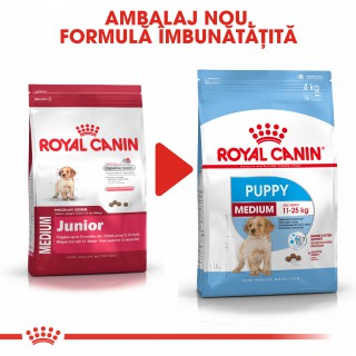 Royal Canin Medium Puppy hrana uscata caine junior de talie medie
