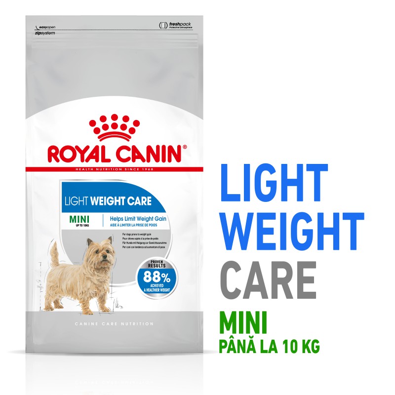 Royal Canin Mini Light Weight Care Adult hrana uscata caini pentru controlul greutatii