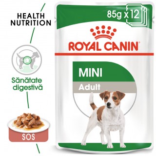 Royal Canin Mini Adult Gravy hrana umeda caine de talie mica, 85 g