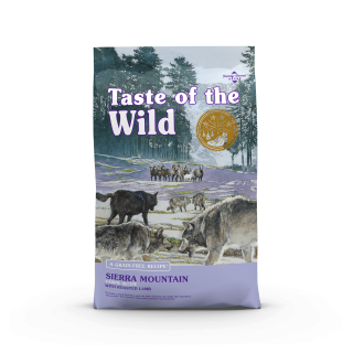 TASTE OF THE WILD Sierra Mountain, fără cereale, câini toate varstele, miel 12.2kg