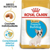 Royal Canin French Bulldog Puppy hrana uscata caine junior rasa bulldog francez, 3 kg