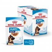 Royal Canin Maxi Puppy Gravy hrana umeda caine junior plicuri 10 x 140 g