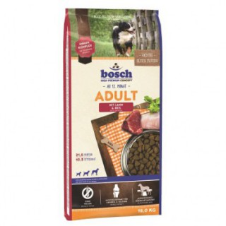 Hrana uscata caini Bosch Adult cu miel si orez 15 kg