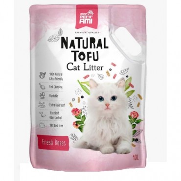 Asternut tofu pisici aroma trandafiri Mon Petit Ami 10 L