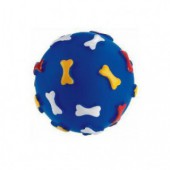 Jucarie caini minge cu oase Dog Toys Minge 6.5 cm